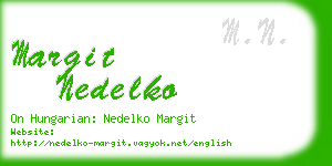 margit nedelko business card